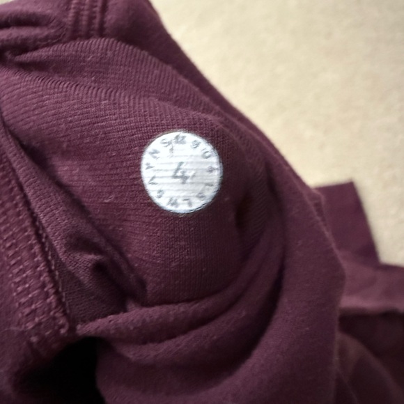 Lulu Maroon Align Leggings - Picture 3 of 3